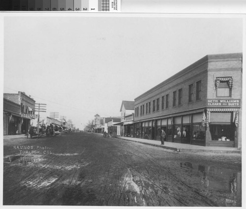 West Main Street looking east in Turlock, California, circa 1911