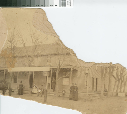 The Turlock Hotel in Turlock, California, circa 1884