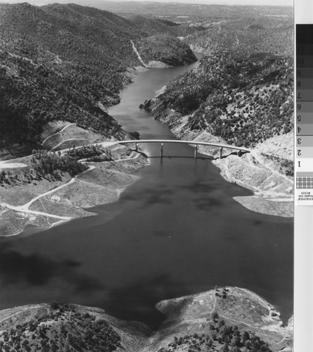 Jacksonville Bridge looking downstream (west), April 1973