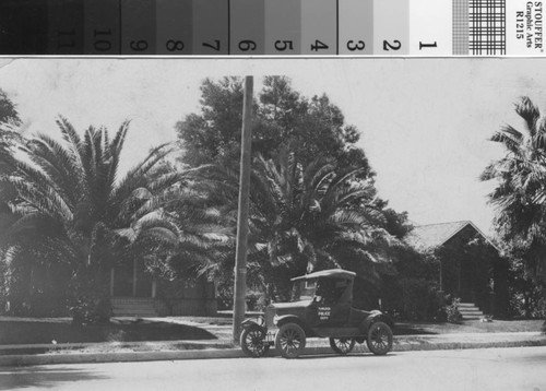 Turlock Police Department automobile, circa 1925