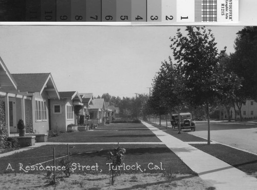 A Residence Street, Turlock, Cal — Calisphere