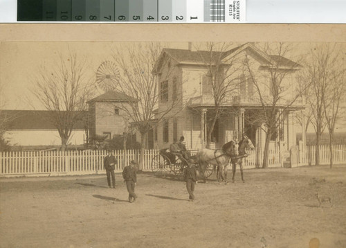 The Crane residence at the corner of Crane and Center