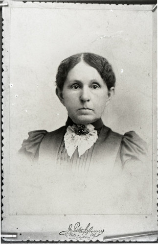 Susan Eleanor Crow Smith, an early pioneer of California's Central Valley, circa 1880