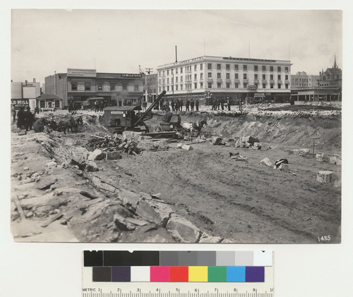 [Reconstruction scene, San Jose. Hotel St. James in distance.] [No. 1435.]