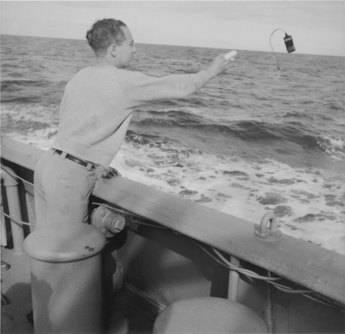 Edwin L. Hamilton aboard R/V Horizon