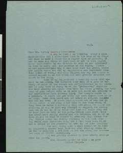 Hamlin Garland, letter, to Wilfrid North