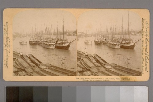 Mouth of Pasig River, and Bay, from Wall of Fort Santiago, Manila, Philippine Islands