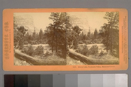 Mirror Lake, Yo-Semite Valley, Mariposa County