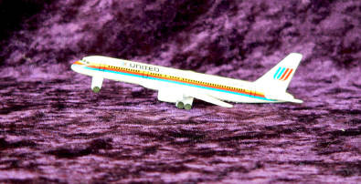 Model of United Airline Boeing 757