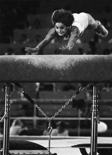 Mary Lou Retton in action