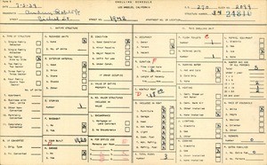 WPA household census for 1942 SICHEL ST, Los Angeles