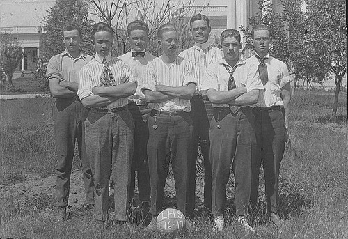 Soccer Team, Lindsay High School, Lindsay, Calif., 1916-1917
