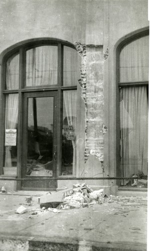Santa Barbara 1925 Earthquake Damage - Carrillo Hotel