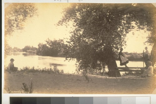 Knights Landing area, Sacramento River, 1880's