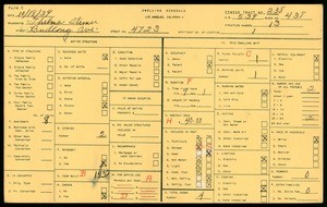WPA household census for 4723 BUDLONG AVE, Los Angeles County