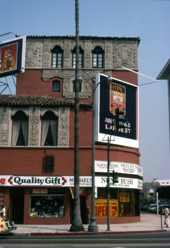 Businesses, Wilshire Boulevard and Oxford Street