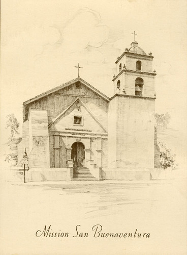Mission San Buenaventura Drawing