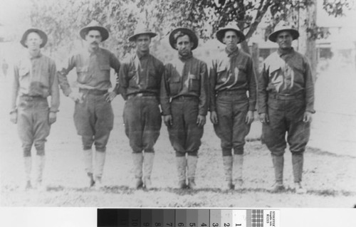 Photograph of Live Oak Army Soliders, 1917
