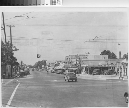 Photograph of downtown Yuba City (Calif.)