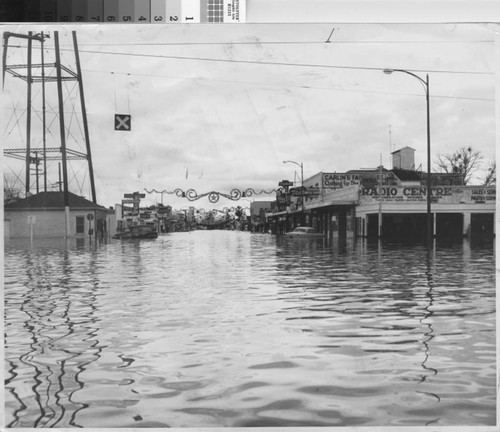 Photograph of 1955 Flood in Yuba City (Calif.)