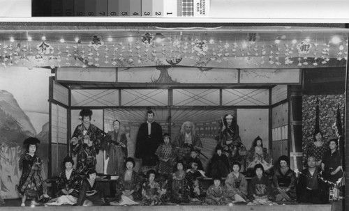 Group photograph of Kabuki Play