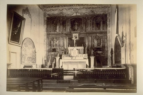 [Interior, Santa Barbara Mission]