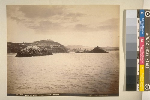 View of Cliff House from the Ocean.--B1295