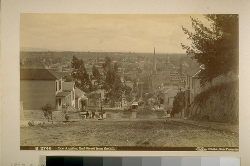 Los Angeles, 2nd Street from the hill [about 1894]