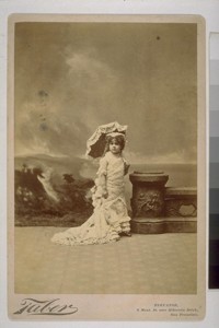 [Portrait of Louise Taber as child. Photograph by Isaiah West Taber.]