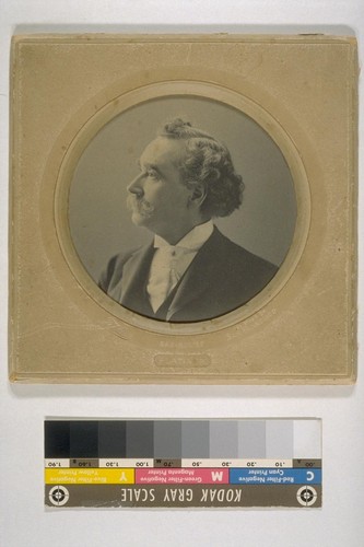 [Isaiah West Taber. Self-portrait. Platinum "Bas-Relief" print.]