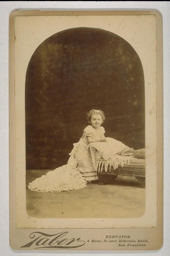 [Portrait of Louise Taber as child? Photograph by Isaiah West Taber.]