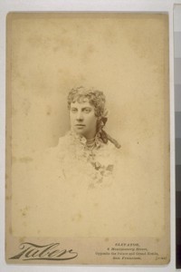 [Portrait of Mrs I.W. Taber. Photograph by Isaiah West Taber.]