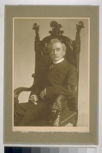 [Portrait of Isaiah West Taber. Photograph by Suski.]