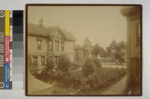 Residence of I.W. Taber. Madison St., Oakland, Cal. [Photograph by Isaiah West Taber.]