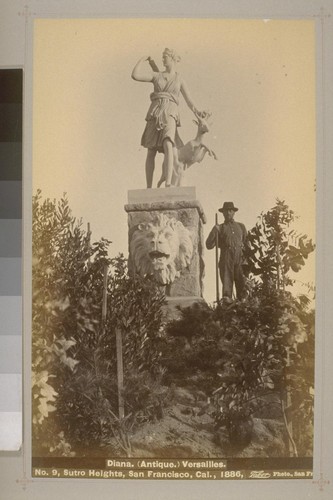 No. 9 - Diana. (Antique.) Versailles. - Sutro Heights, San Francisco, Cal., 1886