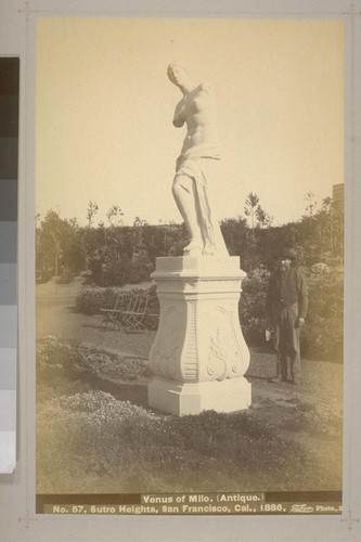 No. 57 - Venus of Milo. (Antique.) - Sutro Heights, San Francisco, Cal., 1886