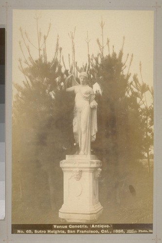 No. 65 - Venus Genetrix. (Antique.) - Sutro Heights, San Francisco, Cal., 1886