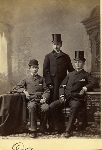 Portrait of George A. Pope, William H. Talbot and possibly Earle Talbot