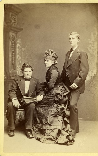 Portrait of Frederick C., Sophia Gleason and William H. Talbot