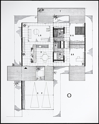 Presentation Drawing of Floor Plan