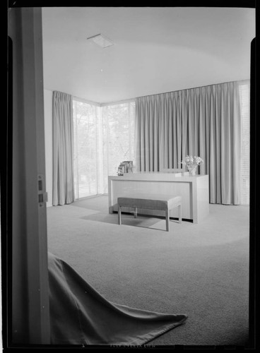Parten, Jubal Richard, residence. Bedroom
