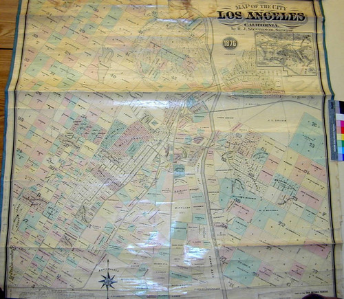 Map of the city of Los Angeles California / by H.J. Stevenson, Surveyor