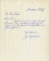 Letter from James S. Yoshinobu to Mr. Geo. [George] H. Hand, Chief Engineer, Rancho San Pedro, [1931-1932?]