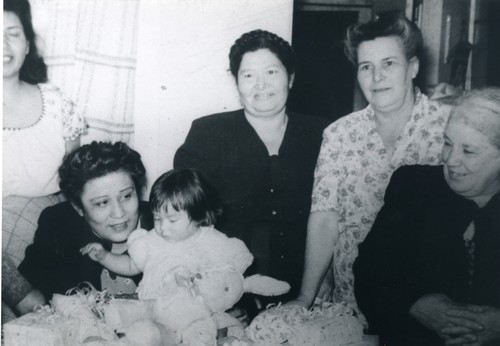 Five Women with a Baby