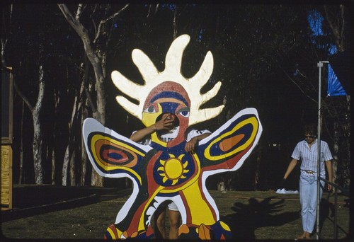 Sun God sculpture