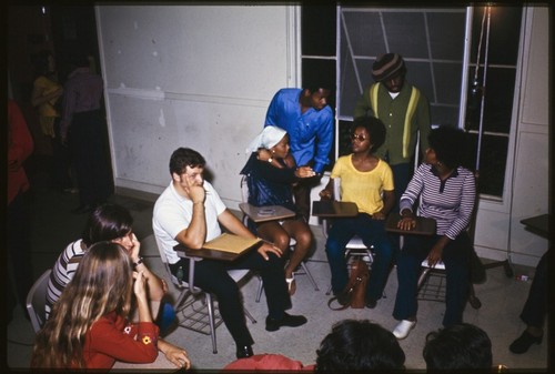 Classroom discussion, UCSD