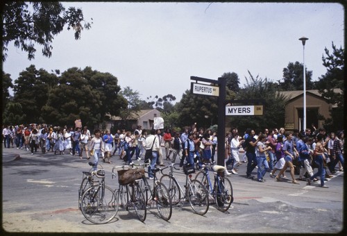 Anti-apartheid in South Africa rally