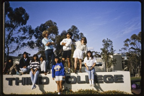 Third College sign to the entrance to Thurgood Marshall College