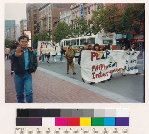 PEIP interns march in a parade