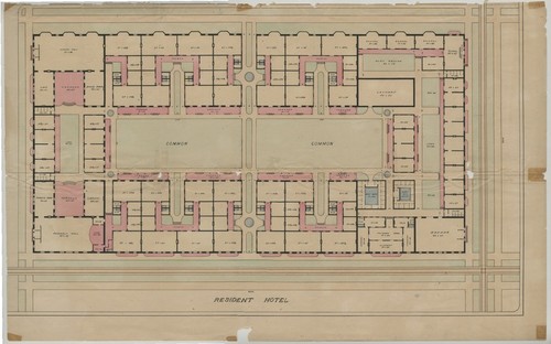 Plan of Resident Hotel